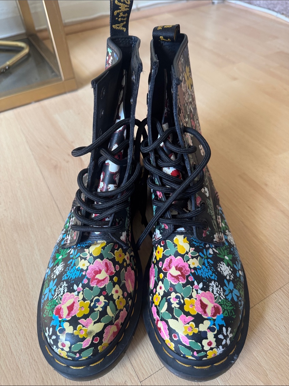 Dr. Martens 1460 Pascal Floral Mash Up boots Size 7 - Picture 3 of 6